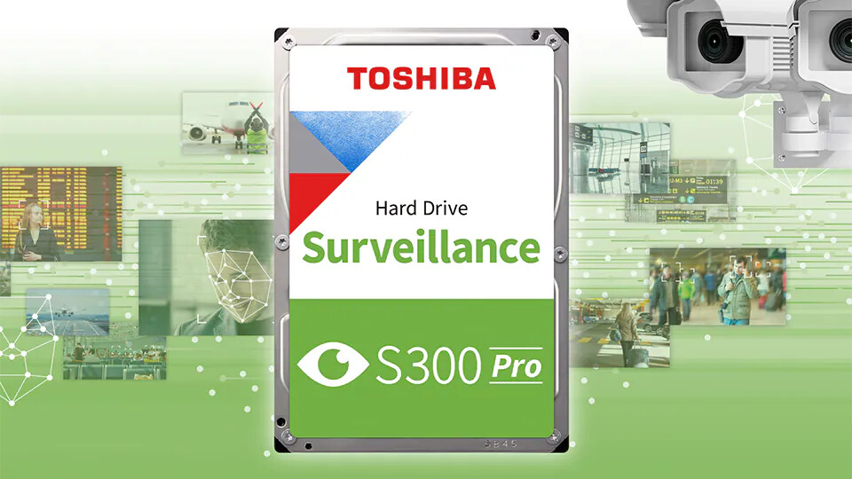 Toshiba представила нове покоління жорстких дисків для відеоспостереження S300 Pro